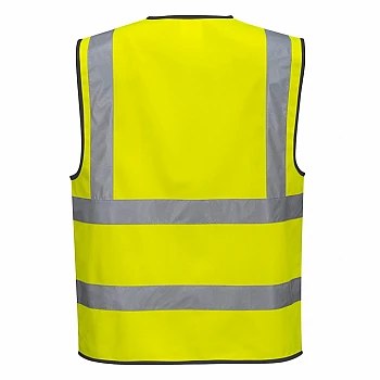 Hi Vis Zipped Band & Brace Vest - C375