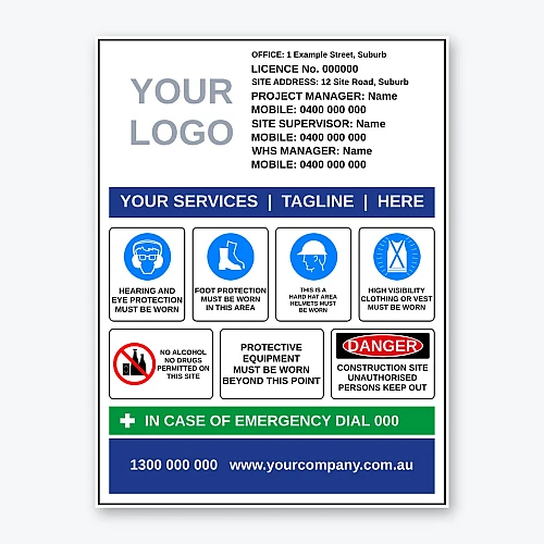 Custom Printed Corflute Signs 3mm / 5mm