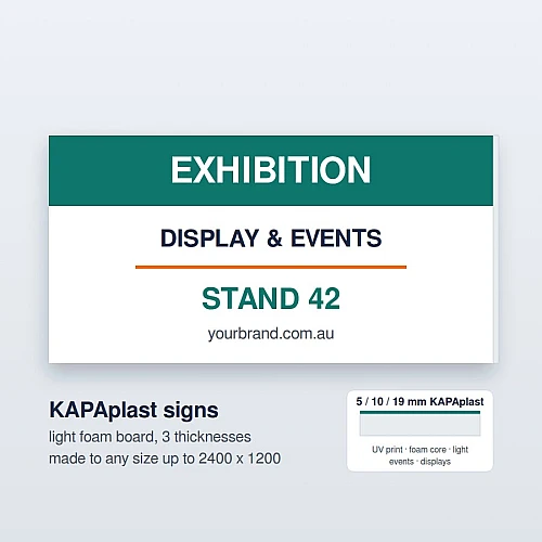 Custom Printed KAPAplast Foam Board Signs 5mm / 10mm / 19mm