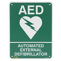 AED Flat Sign 300 X 225mm