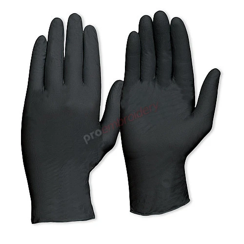 Prochoice Black Nitrile Heavy Duty Powder Free Gloves Box Of 100 Prochoice Black Nitrile Heavy Duty Powder Free Gloves Box Of 100