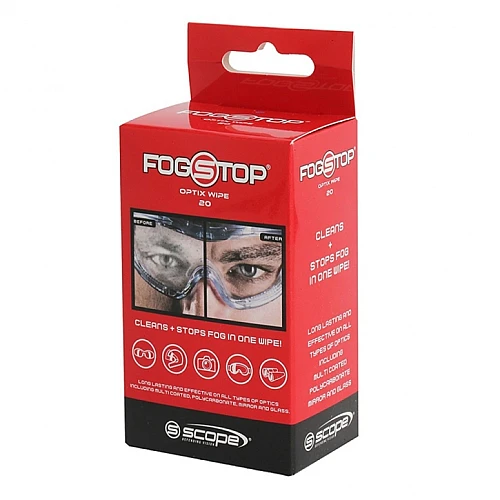 Fog Stop Optix Wipes - Pack 20 Fog Stop Optix Wipes - Pack 20