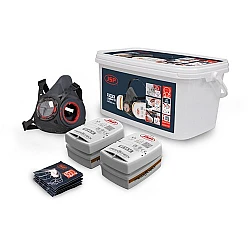 Force Typhoon 8 Half Mask Respirator Spray Painters Kit with A2P2 filters