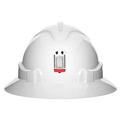 V6 Hard Hat Vented Full Brim + Lamp Bracket Ratchet Harness V6 Hard Hat Vented Full Brim + Lamp Bracket Ratchet Harness