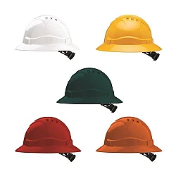 V6 Hard Hat Vented Full Brim Ratchet Harness HHV6FB V6 Hard Hat Vented Full Brim Ratchet Harness HHV6FB