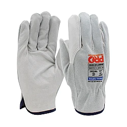 Riggamate Natural Cowgrain Leather Palm Split Back Glove