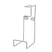 Sunscreen Wall Brackets – 500ml, 1L & 2.5L Bottle Mounts
