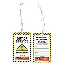 OUT OF SERVICE TAGS x 100 OUT OF SERVICE TAGS x 100