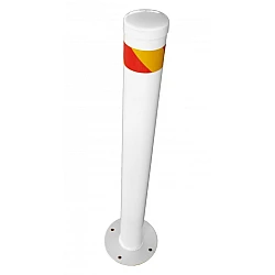 Surface Mount Steel White Bollard
