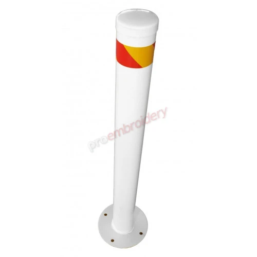 Surface Mount Steel White Bollard Surface Mount Steel White Bollard