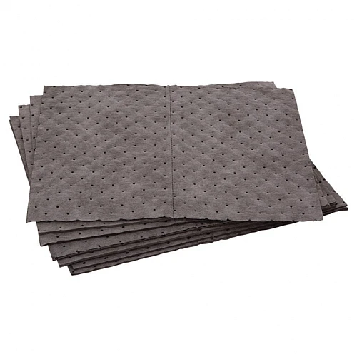 Pratt Safety Grey General Purpose Absorbent Pad 300gsm - pack of 10