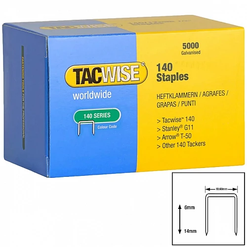 Tacwise 140 Staple Packs ( 5000pcs ) Tacwise 140 Staple Packs ( 5000pcs )
