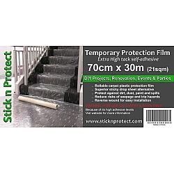 Carpet Protection Film Self Adhesive 700mm X 30m