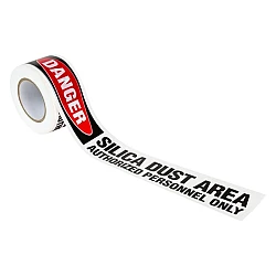 Barricade Tape Silica Dust - Danger Red/Black 72mm x 100M Barricade Tape Silica Dust - Danger Red/Black 72mm x 100M