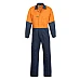 Hi Vis Cotton Drill Two Tone Coveralls 310gsm