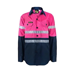 Hi Vis Two Tone Shirt For Kids With Reflective Tape Hi Vis Two Tone Shirt For Kids With Reflective Tape