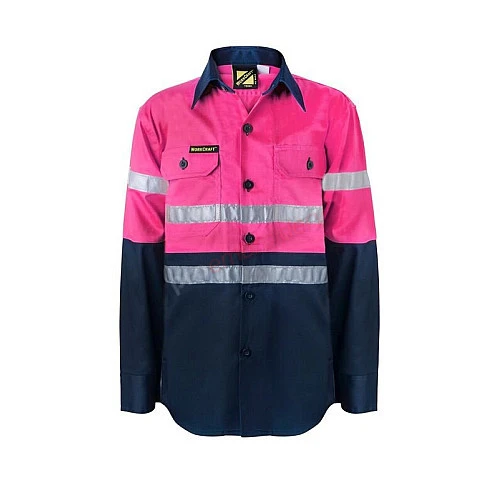 Hi Vis Two Tone Shirt For Kids With Reflective Tape Hi Vis Two Tone Shirt For Kids With Reflective Tape
