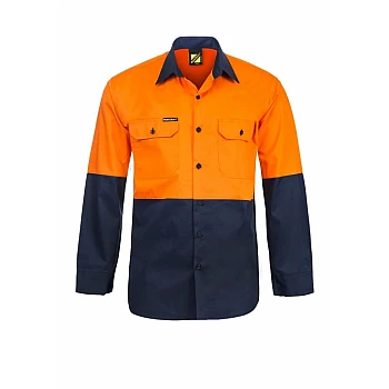 Lightweight Hi Vis Two Tone Long Sleeve