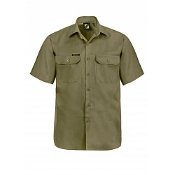 Short Sleeve Cotton Drill Shirt Ws3021 Short Sleeve Cotton Drill Shirt Ws3021