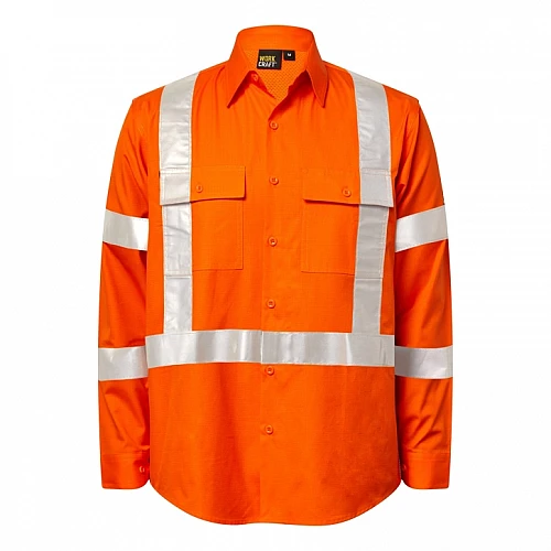 HI VIS RIPSTOP NSW RAIL SHIRT