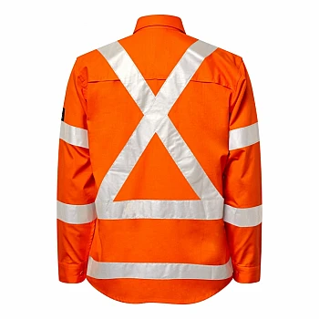 HI VIS RIPSTOP NSW RAIL SHIRT
