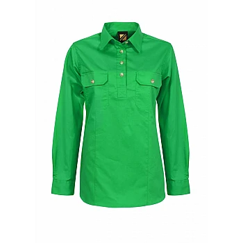 Ladies Half Placket Shirt