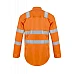 Work Craft Lightweight Cotton Hi Vis Railworkers Shirt