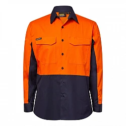 HIVIS VENTED LONG SLEEVE RIPSTOP SHIRT HIVIS VENTED LONG SLEEVE RIPSTOP SHIRT