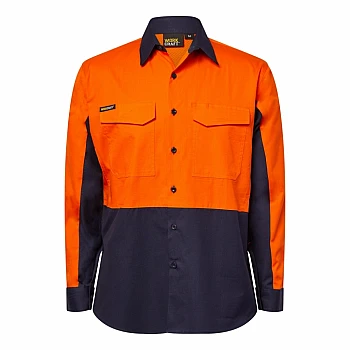 HIVIS VENTED LONG SLEEVE RIPSTOP SHIRT