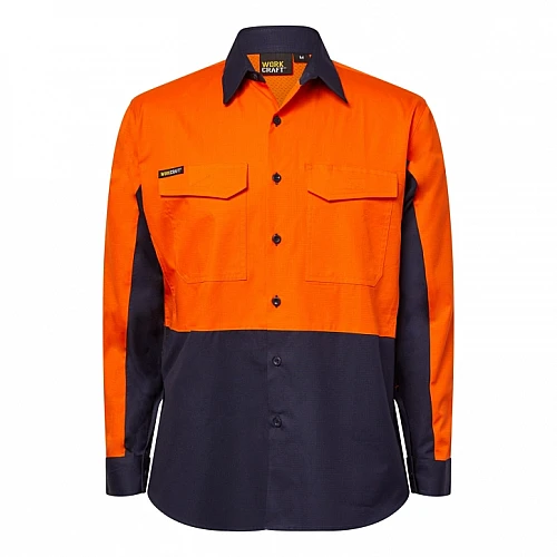 HIVIS VENTED LONG SLEEVE RIPSTOP SHIRT HIVIS VENTED LONG SLEEVE RIPSTOP SHIRT