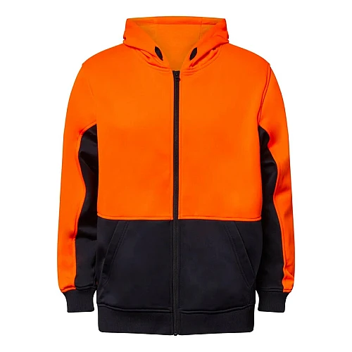 Workcraft Hi Vis Full Zip Hoodie Workcraft Hi Vis Full Zip Hoodie