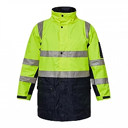 Hi Vis Jacket With Reflective Tape