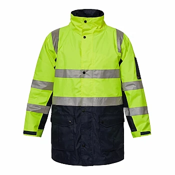 Hi Vis Jacket With Reflective Tape