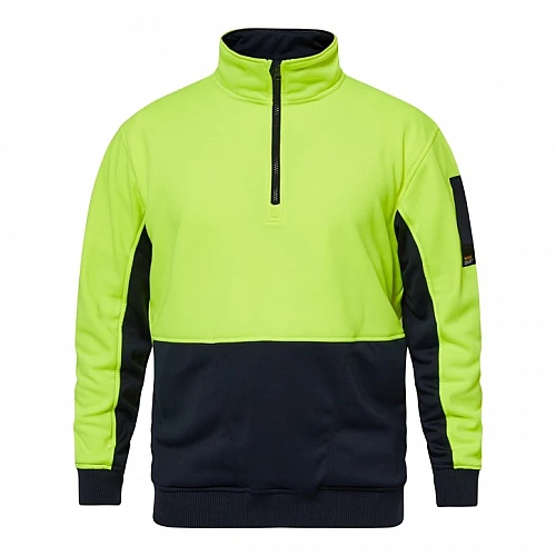 Hi Vis Two Tone Half Zip Pullover Hi Vis Two Tone Half Zip Pullover