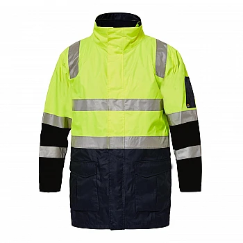 WorkCraft Hi Vis 4 in 1 Jacket With Tape - WW9022