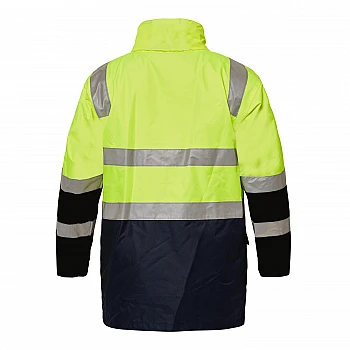 WorkCraft Hi Vis 4 in 1 Jacket With Tape - WW9022
