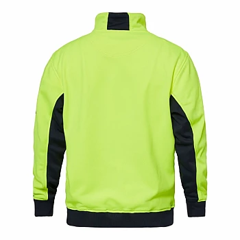 Hi Vis Two Tone Half Zip Pullover