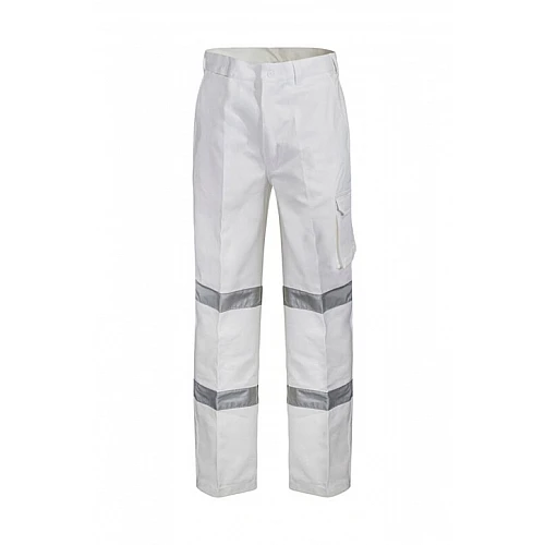 Reflective Cargo Cotton Drill Trousers - WP3223