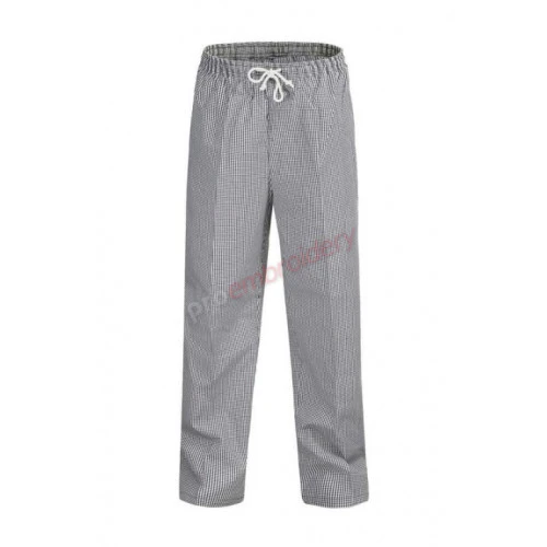 Unisex Chefs Check Drawstring Pant Cp050 Unisex Chefs Check Drawstring Pant Cp050