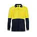 HI VIS Long Sleeve Cotton Back Polo with Pocket – WSP402