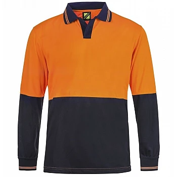 Hi Vis Laundry Polo Long Sleeves