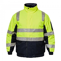 Typhoon 2tone Bombe Jkt With  Reflective Tape