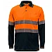 Hi Vis Long Sleeves Micromesh Polo With Pocket And Reflective Tape