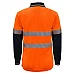 Hi Vis Long Sleeves Micromesh Polo With Pocket And Reflective Tape