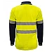 Hi Vis Long Sleeves Micromesh Polo With Pocket And Reflective Tape