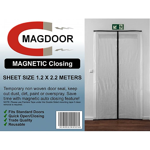 Magdoor Magnetic Dust Proof Doorway Seal - Non Woven Magdoor Magnetic Dust Proof Doorway Seal - Non Woven