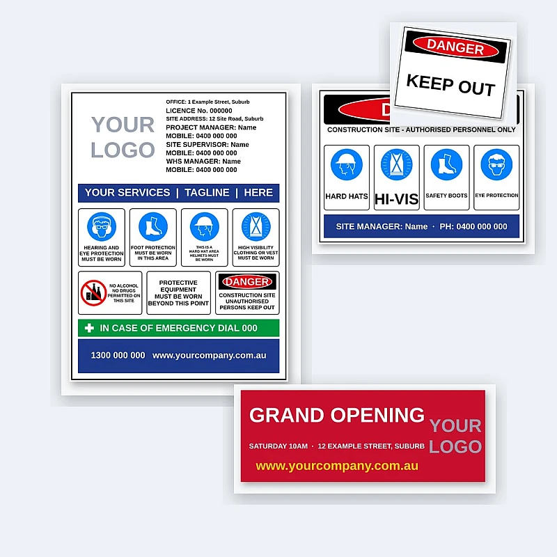 Custom signs & banners