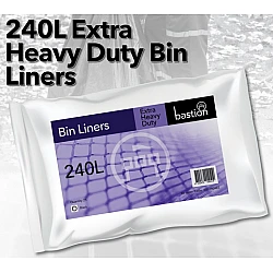Bin Liner Heavy Duty 240l Pack Of 25