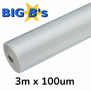 Extender Zip Wall Clear Plastic 3M x 100um