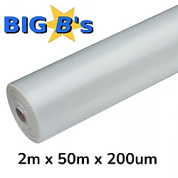 Industrial Clear Film 2m X 50m X 200um